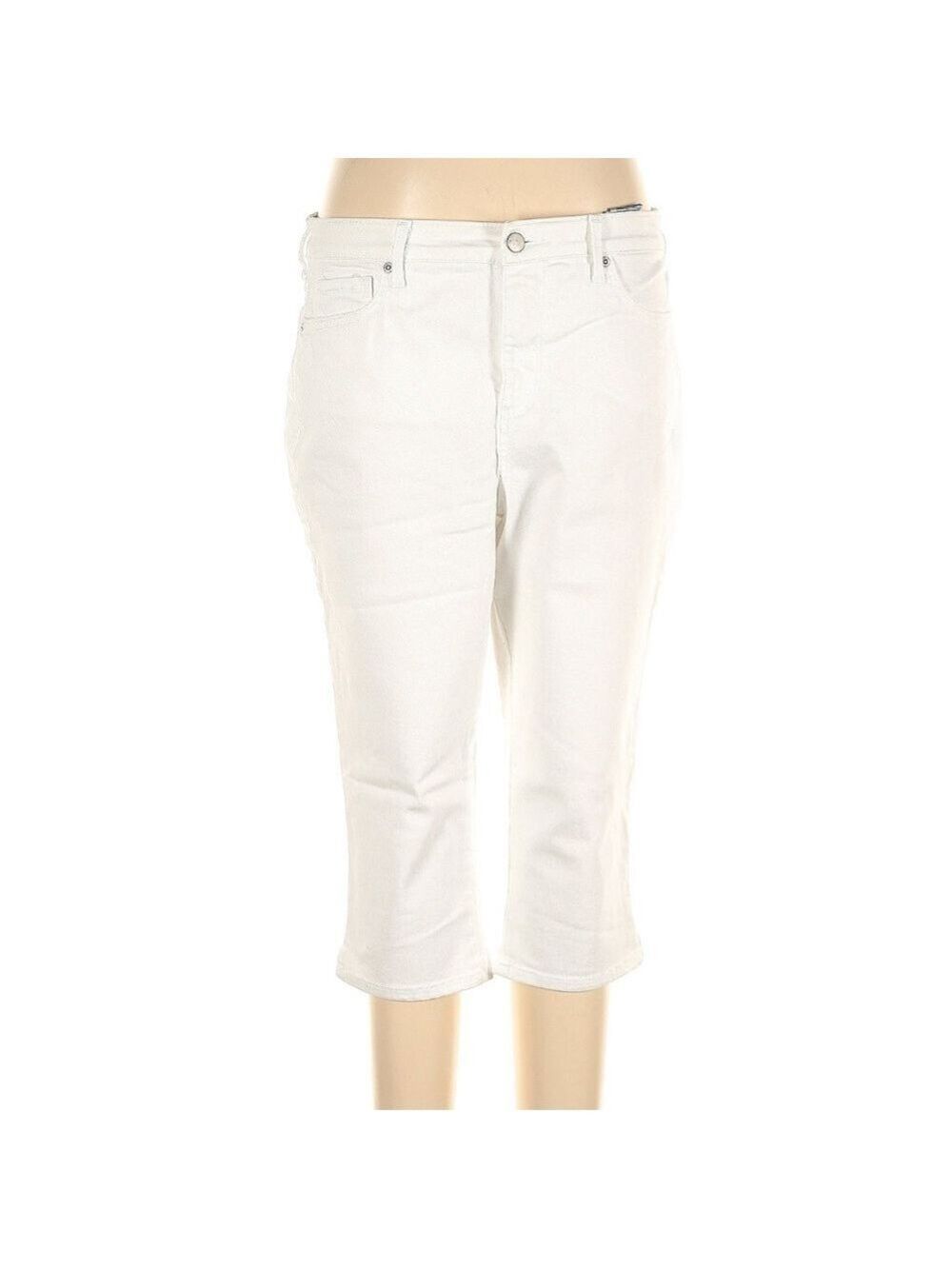 White Cropped Pants